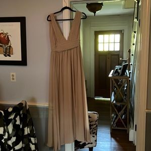 Beautiful cream colored love x design dress